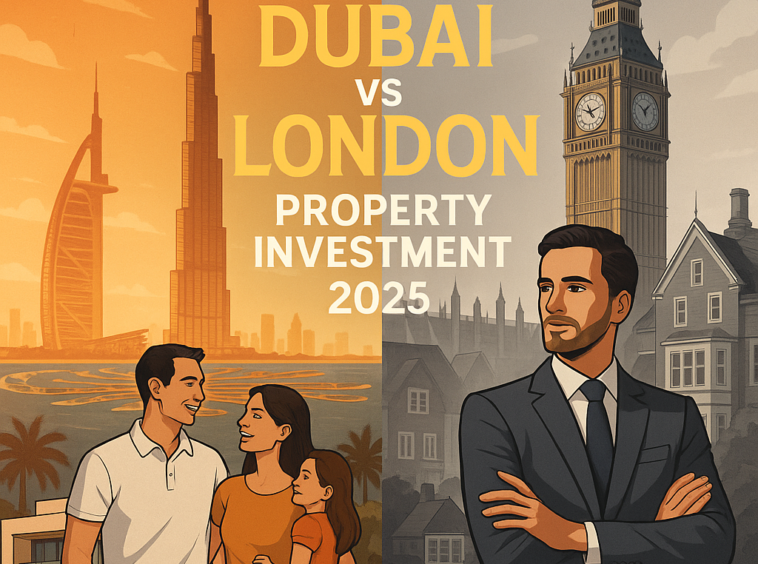 Compare Dubai vs London property investment for expats in 2025. Explore ROI, lifestyle, and financing with Falcon Premier Real Estate’s expert guide.