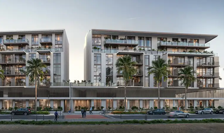 IR1DIAN Park 2 residential building exterior in JVC Dubai