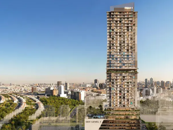 Sky Level 1 residential tower by Object 1 in Jumeirah Village Circle Dubai