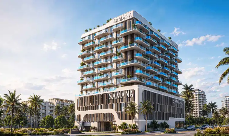 Samana Portside apartment development in Downtown Jebel Ali Dubai