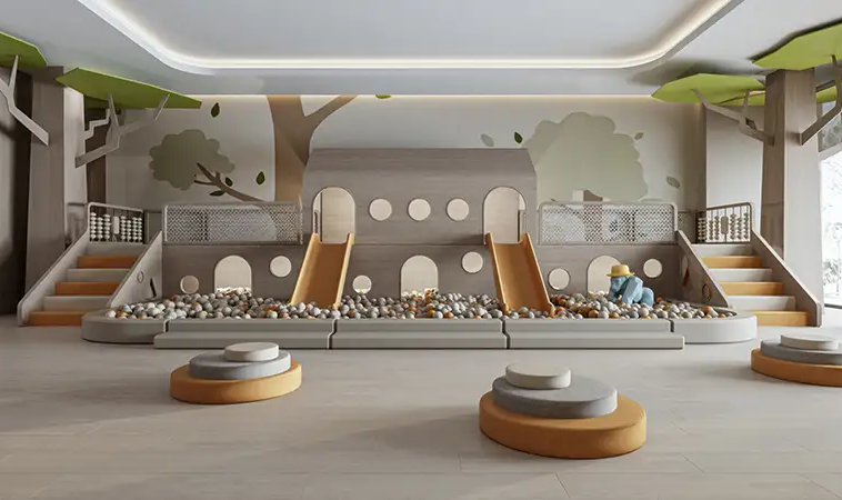Indoor children’s play area at Sakura Gardens Dubai